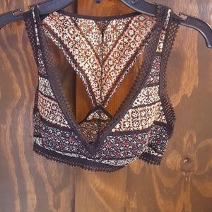 Boho look lace bra New with tags